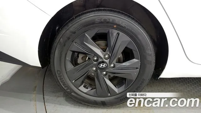 Hyundai Avante Hybrid (CN7) 2021 Белый из Кореи, фото 6