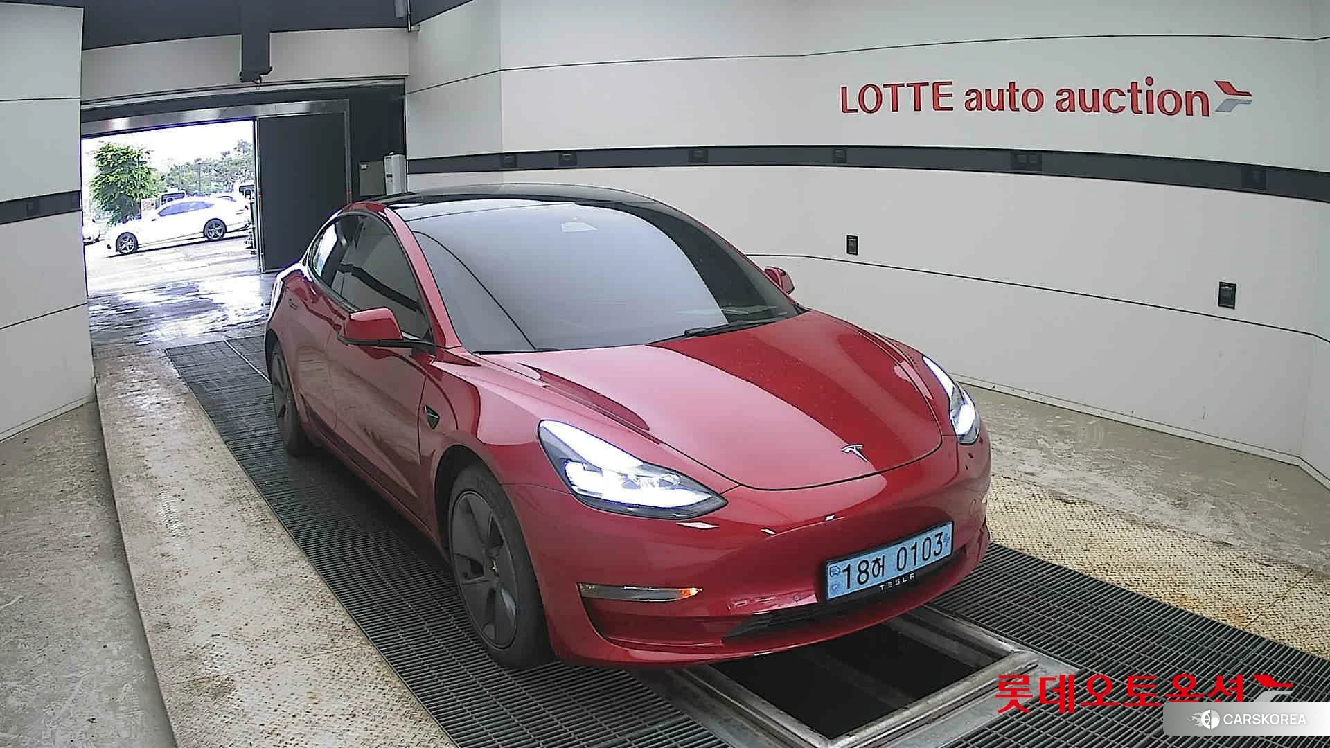 Tesla Model 3 Long Range 2022 Red Multi-coat из Кореи, фото 6