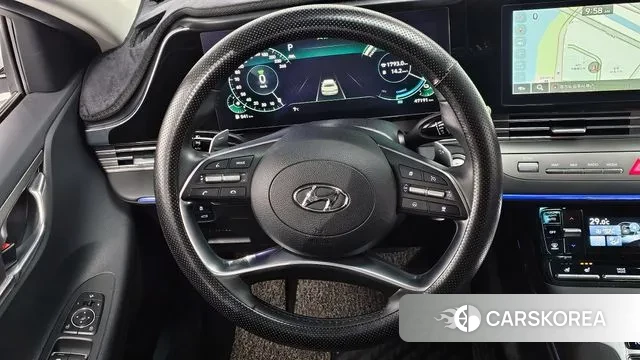 Hyundai The New Grandeur IG Hybrid 2021 Белый из Кореи, фото 6