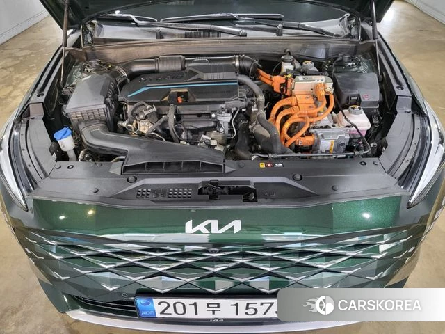 Kia K8 Hybrid 2021 Темно-зеленый из Кореи, фото 6