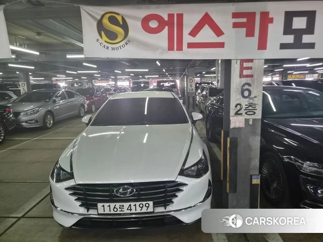 Hyundai Sonata (DN8) 2019 Белый из Кореи, фото 6