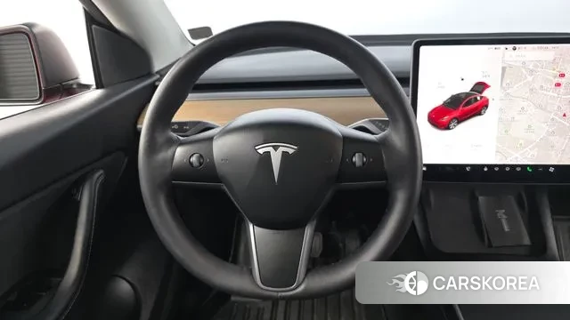 Tesla Model Y 2021 Красный из Кореи, фото 6