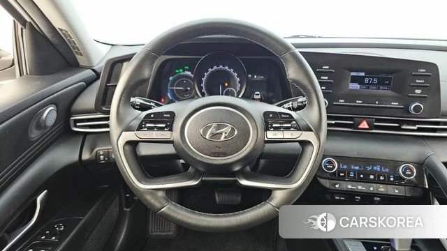 Hyundai Avante Hybrid (CN7) 2023 Белый из Кореи, фото 6