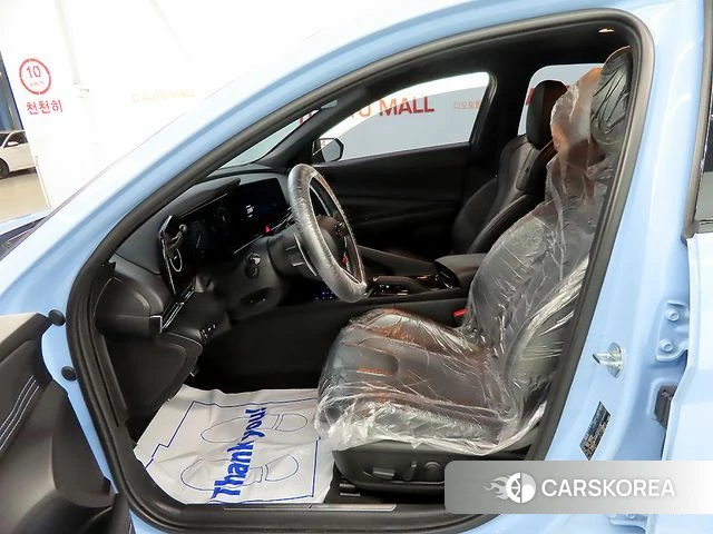 Hyundai Avante (CN7) 2023 Небесно-голубой из Кореи, фото 6