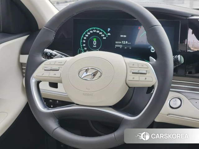 Hyundai The New Grandeur IG Hybrid 2022 Белый из Кореи, фото 6