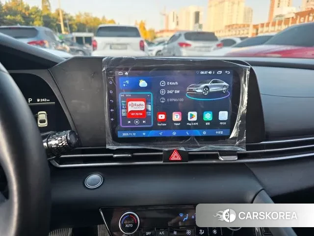 Hyundai Avante Hybrid (CN7) 2021 Белый из Кореи, фото 6