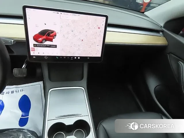 Tesla Model Y 2021 Красный из Кореи, фото 6