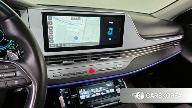 Hyundai The New Grandeur IG Hybrid 2022 Белый из Кореи, фото 6