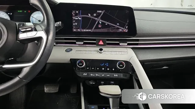 Hyundai Avante Hybrid (CN7) 2021 Белый из Кореи, фото 6