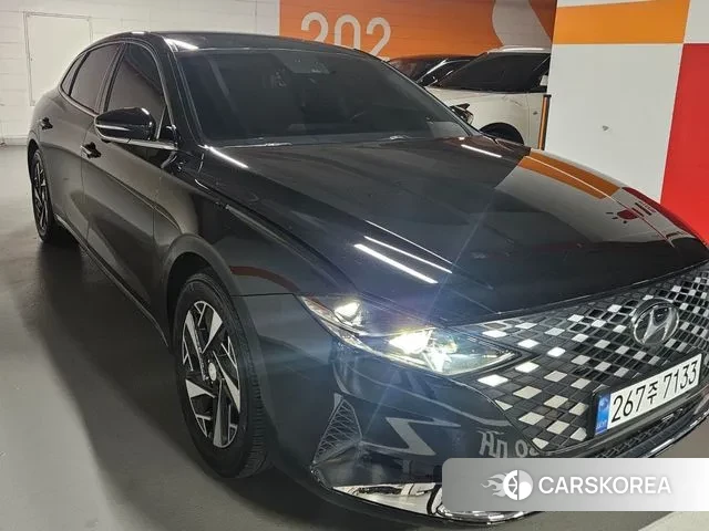 Hyundai The New Grandeur IG Hybrid 2021 Черный из Кореи, фото 6