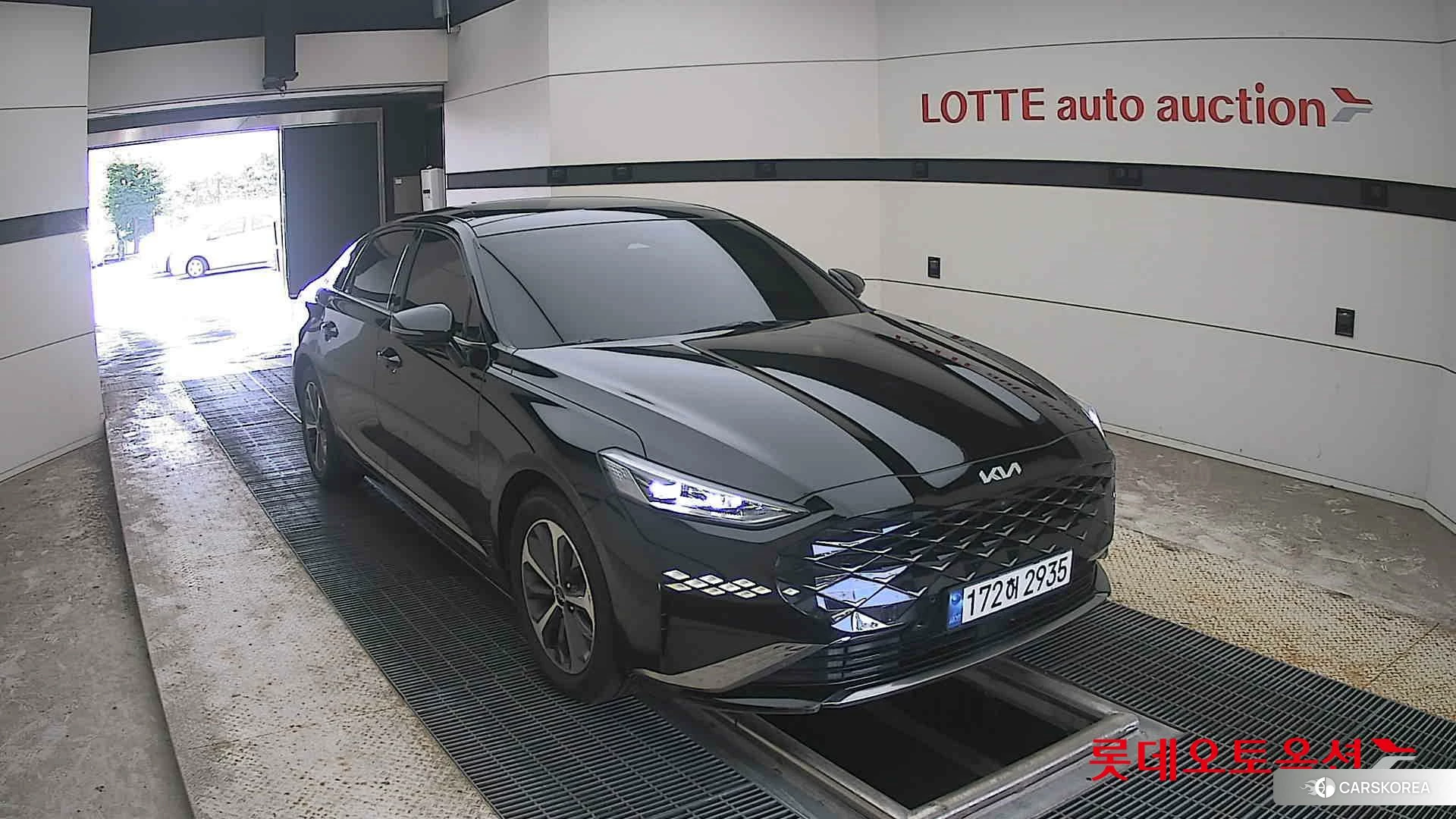 Kia K8 Hybrid 2023 Aurora Black Pearl из Кореи, фото 6