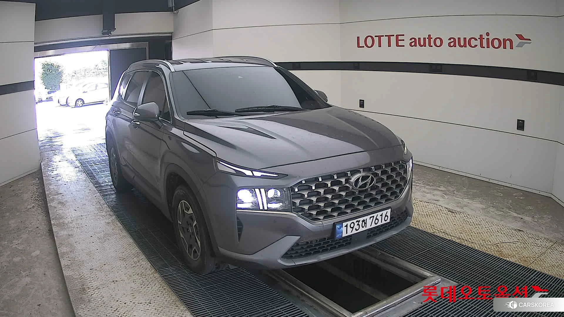 Hyundai Santa Fe Hybrid 2022 Magnetic Grey Metallic из Кореи, фото 6