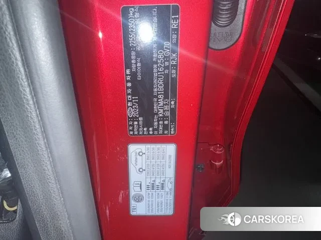 Genesis GV70 2023 Красный из Кореи, фото 6