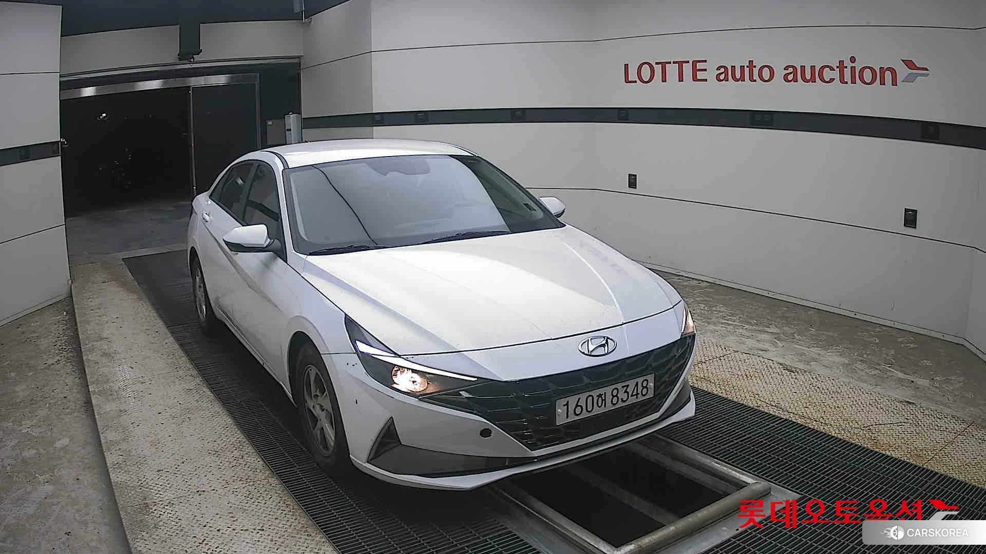 Hyundai Avante 2021 Polar White из Кореи, фото 6
