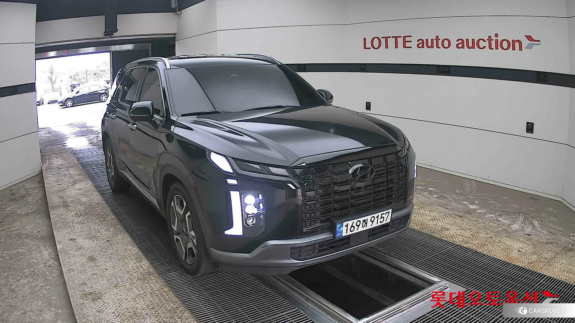Hyundai Palisade 2023 Abyss Black Pearl из Кореи, фото 6