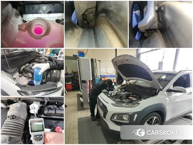 Hyundai Kona 2018 Белый двухцветный из Кореи, фото 6