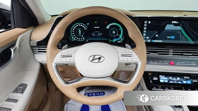 Hyundai The New Grandeur IG Hybrid 2021 Черный из Кореи, фото 6