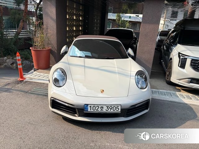 Porsche 911(992) 2021 Серебристо-серый из Кореи, фото 6