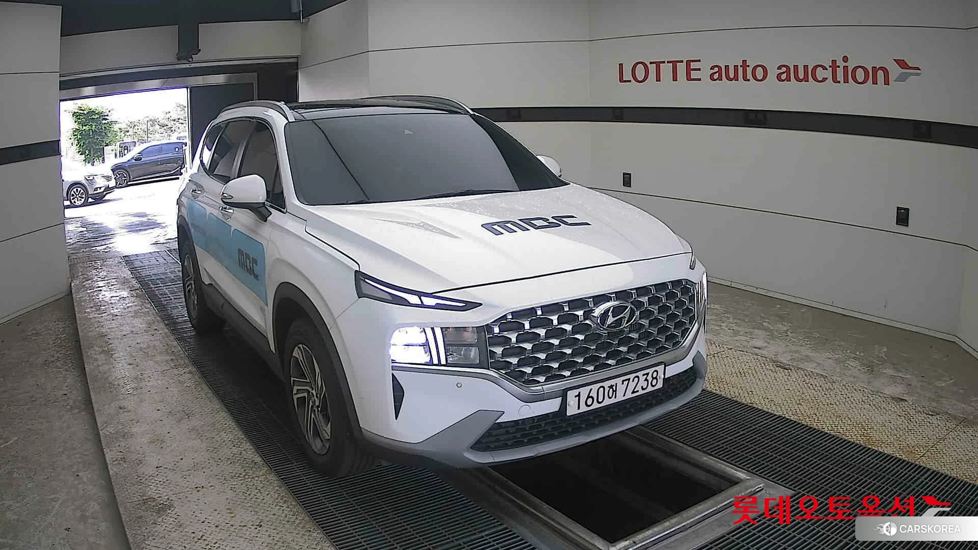 Hyundai Santa Fe 2021 White cream (optional) из Кореи, фото 6