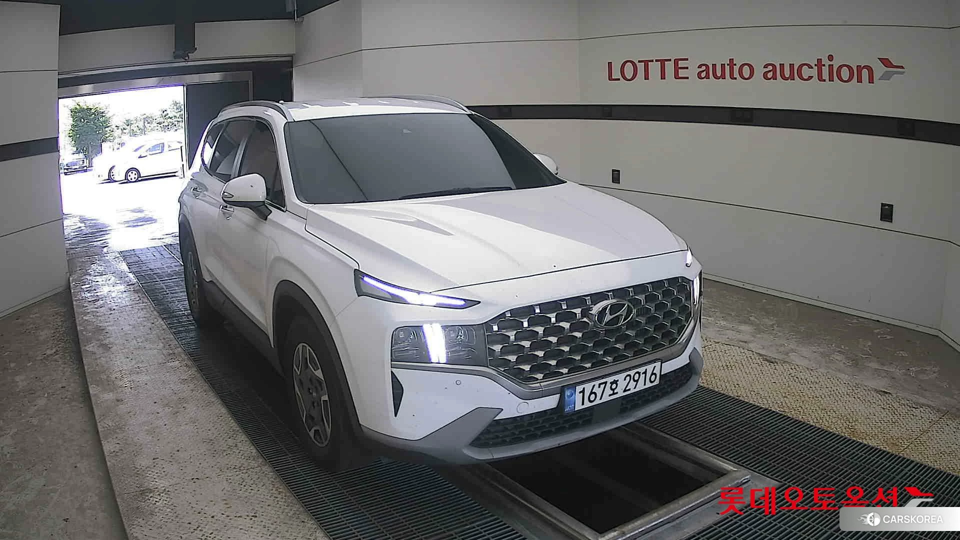 Hyundai Santa Fe Hybrid 2022 Белый из Кореи, фото 6