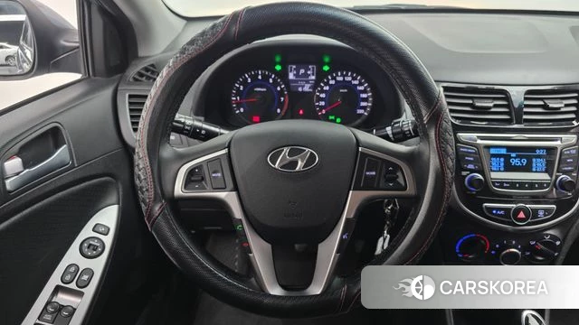 Hyundai Accent (New type) 2018 Небесно-голубой из Кореи, фото 6