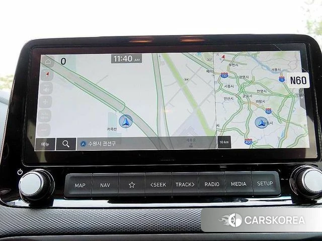 Hyundai The New Kona Hybrid 2022 Синий нефрит из Кореи, фото 6