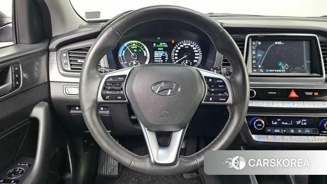 Hyundai Sonata New Rise Hybrid 2018 Серый из Кореи, фото 6