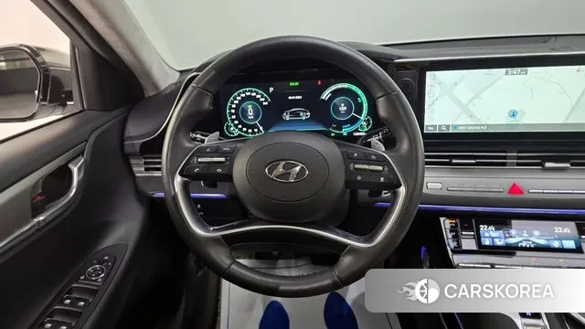 Hyundai The New Grandeur IG Hybrid 2022 Белый из Кореи, фото 6