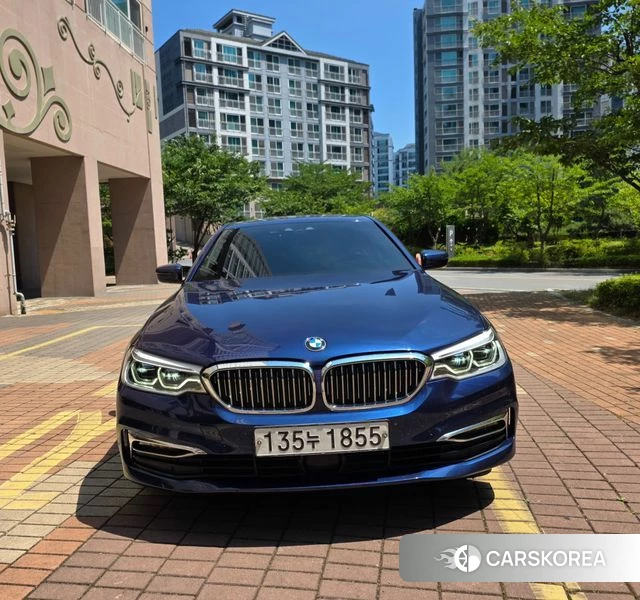 BMW 5 Series (G30) 2019 Синий из Кореи, фото 6