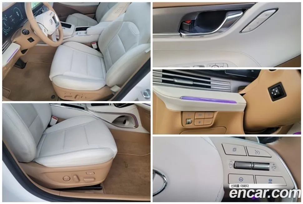 Hyundai The New Grandeur IG Hybrid 2021 Белый из Кореи, фото 6