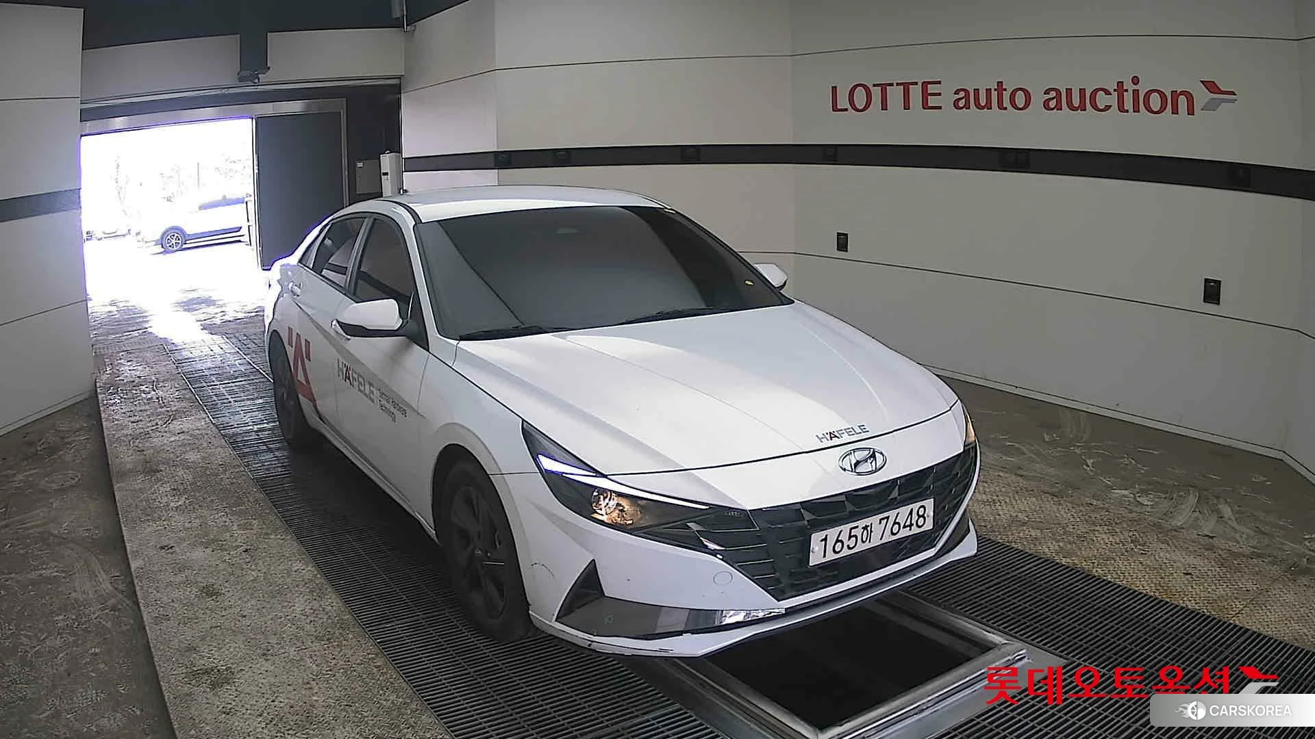 Hyundai Avante Hybrid 2022 Polar White из Кореи, фото 6