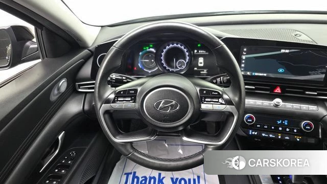 Hyundai Avante Hybrid (CN7) 2021 Черный из Кореи, фото 6