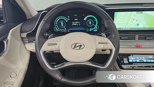 Hyundai The New Grandeur IG Hybrid 2021 Серый из Кореи, фото 6