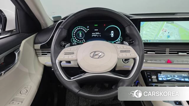Hyundai The New Grandeur IG Hybrid 2022 Белый из Кореи, фото 6