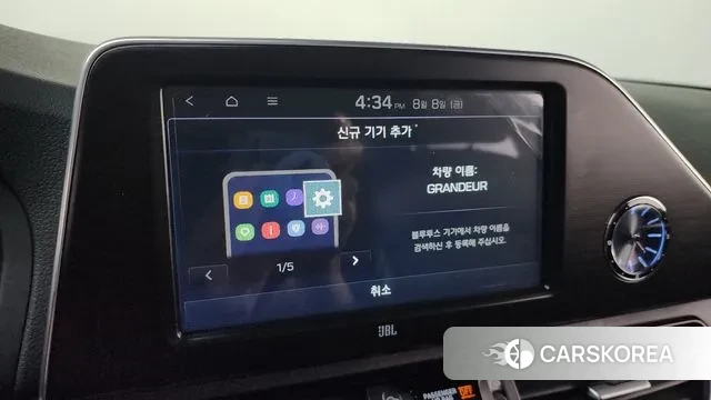 Hyundai Grandeur IG Hybrid 2019 Серый из Кореи, фото 6