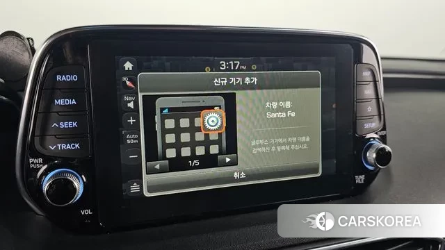 Hyundai Santa Fe TM 2018 Серебристо-серый из Кореи, фото 6