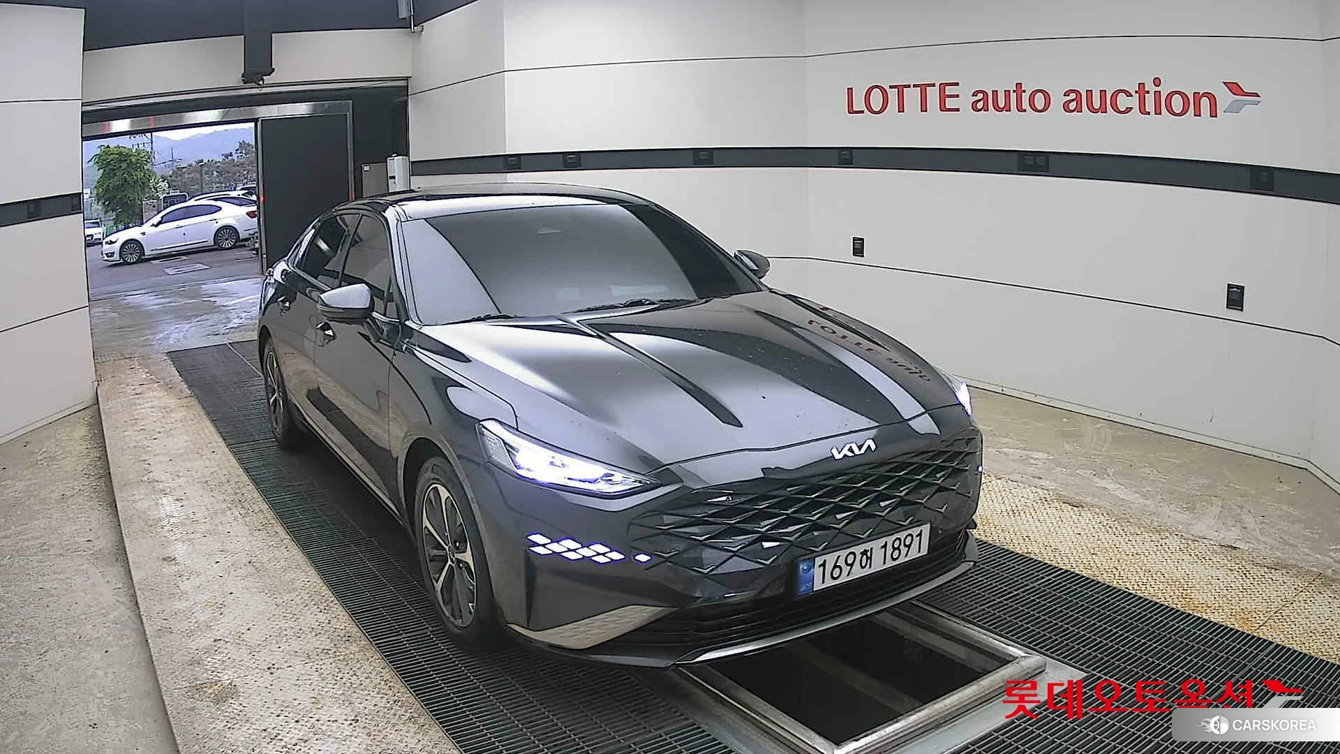 Kia K8 Hybrid 2022 Interstellagray из Кореи, фото 6