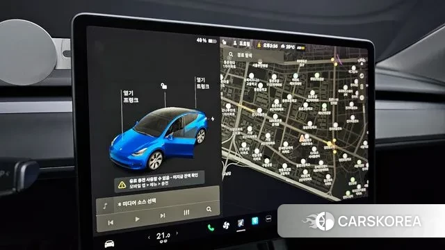 Tesla Model Y 2021 Синий из Кореи, фото 6