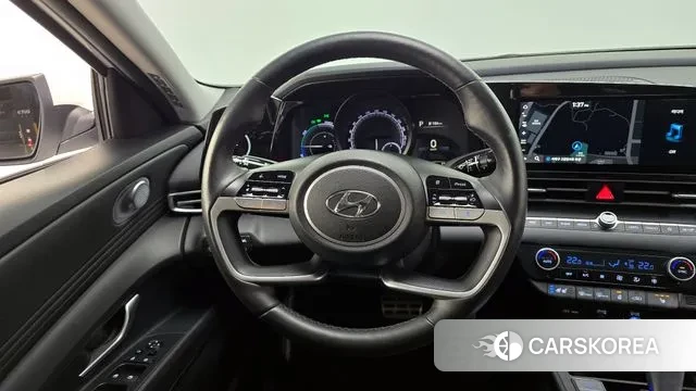 Hyundai Avante Hybrid (CN7) 2021 Белый из Кореи, фото 6