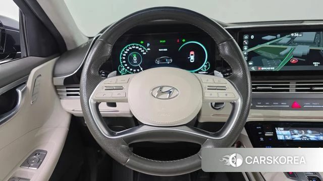 Hyundai The New Grandeur IG Hybrid 2021 Синий из Кореи, фото 6