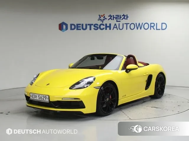Porsche 718 Boxster 2018 Желтый из Кореи, фото 6