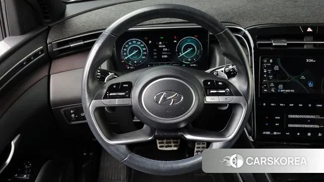 Hyundai Tucson Hybrid (NX4) 2021 Белый из Кореи, фото 6