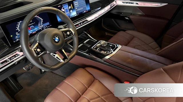 BMW 7 Series (G70) 2024 Черный из Кореи, фото 6