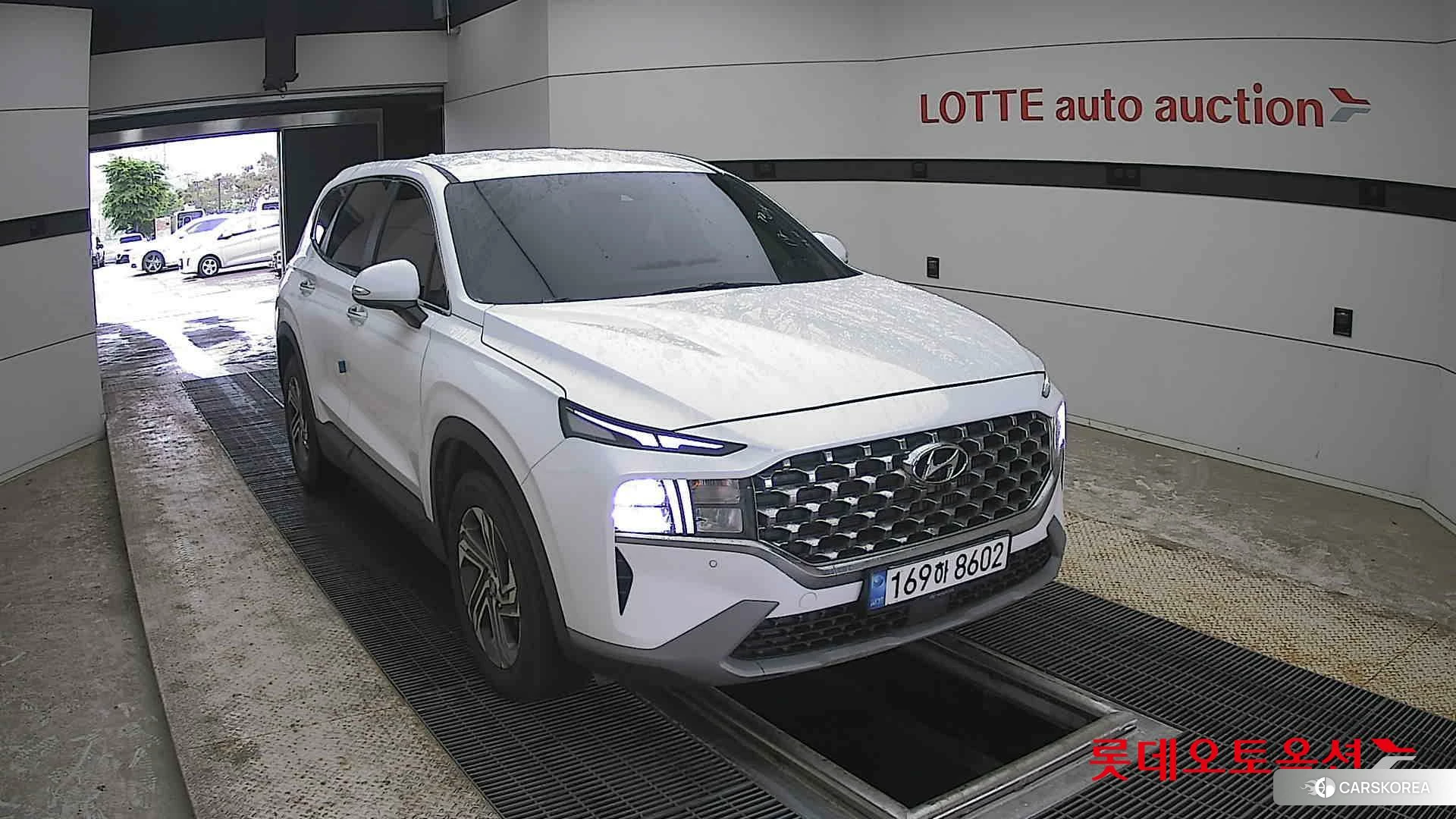 Hyundai Santa Fe 2022 Creamy White Pearl (optional) из Кореи, фото 6