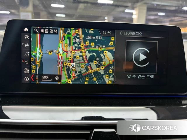 BMW 5 Series (G30) 2018 Серебристо-серый из Кореи, фото 6
