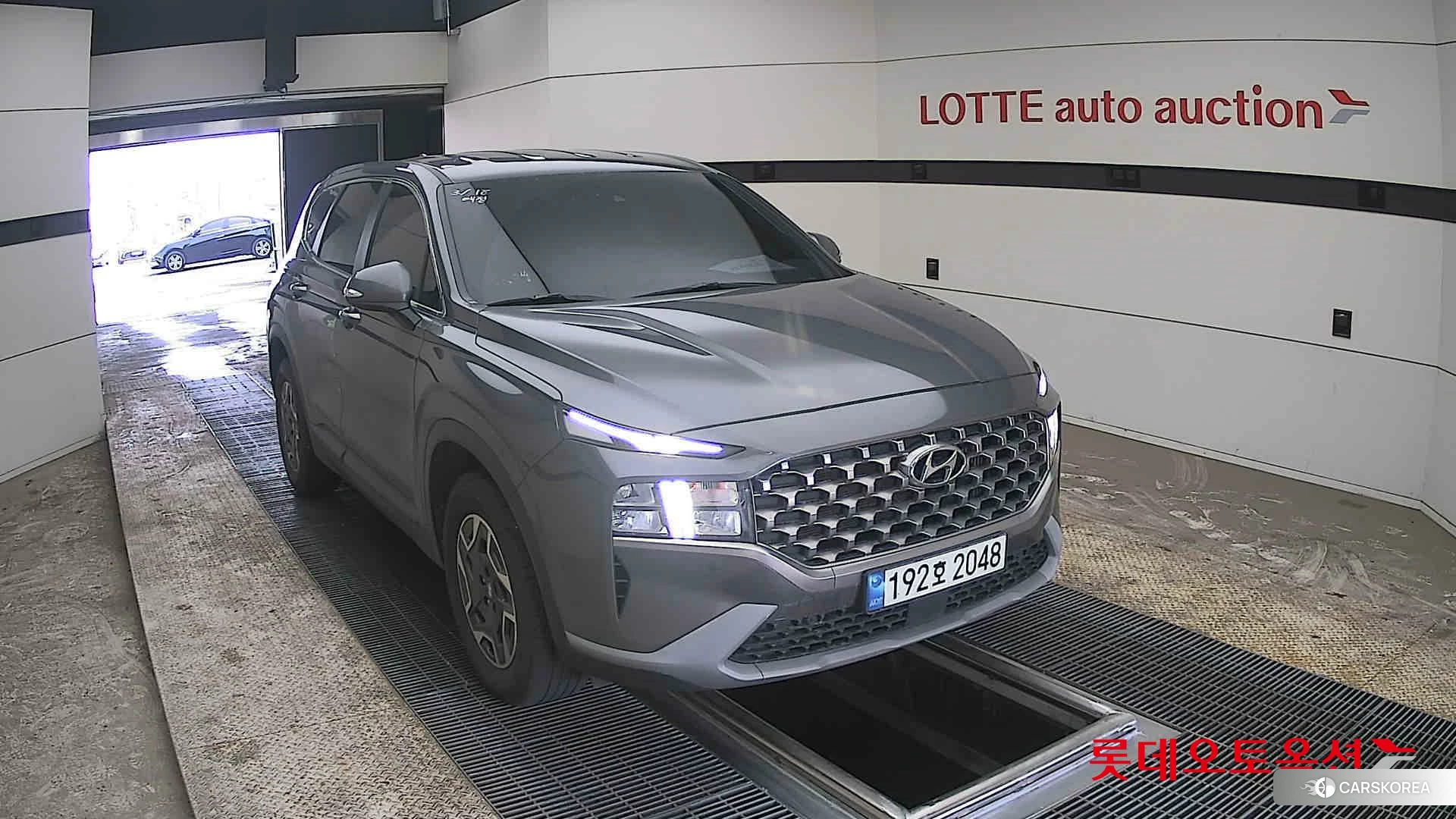 Hyundai Santa Fe Hybrid 2022 Magnetic Grey Metallic из Кореи, фото 6