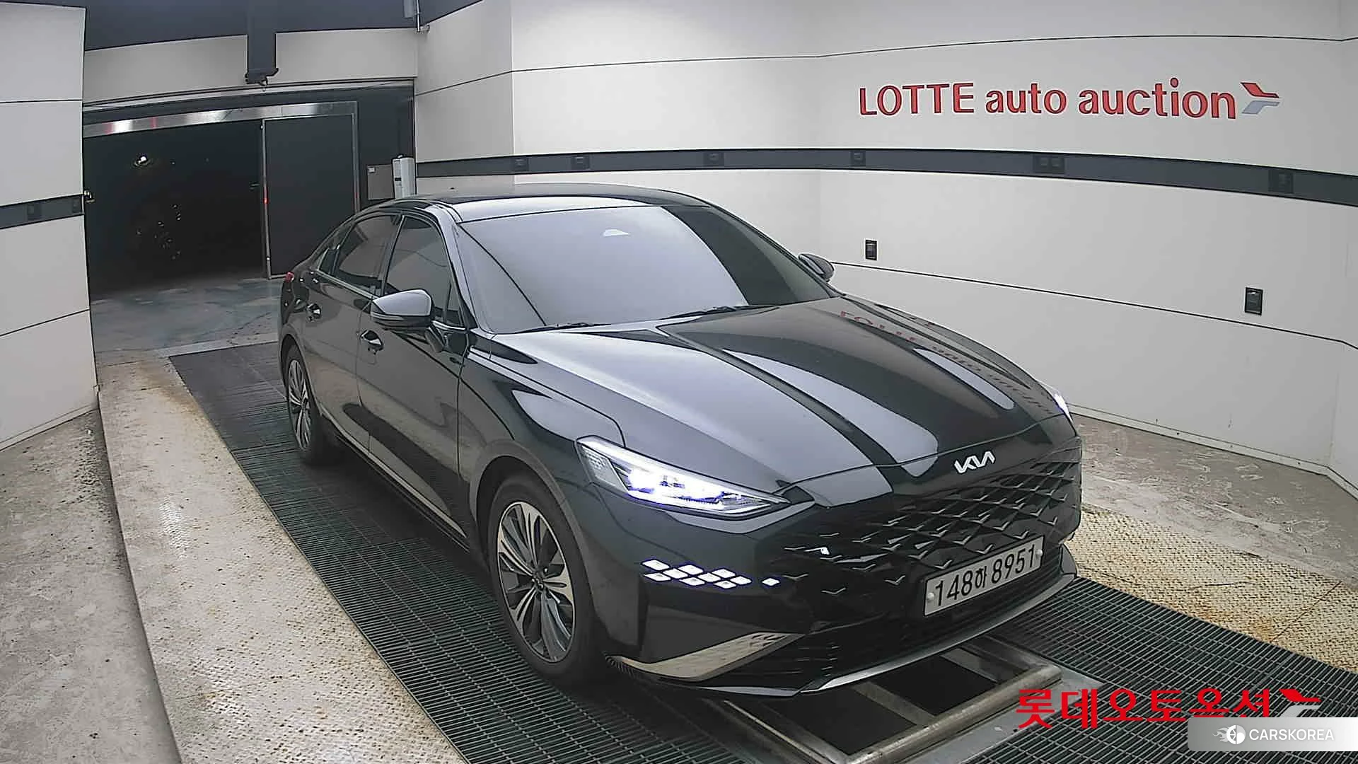 Kia K8 Hybrid 2022 Aurora Black Pearl из Кореи, фото 6