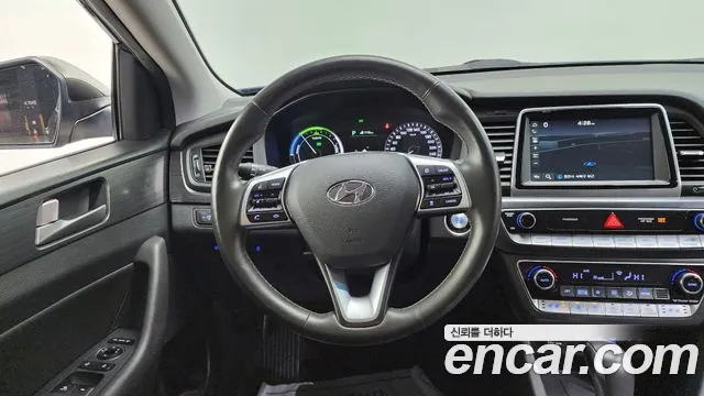 Hyundai Sonata New Rise Hybrid 2018 Черный из Кореи, фото 6