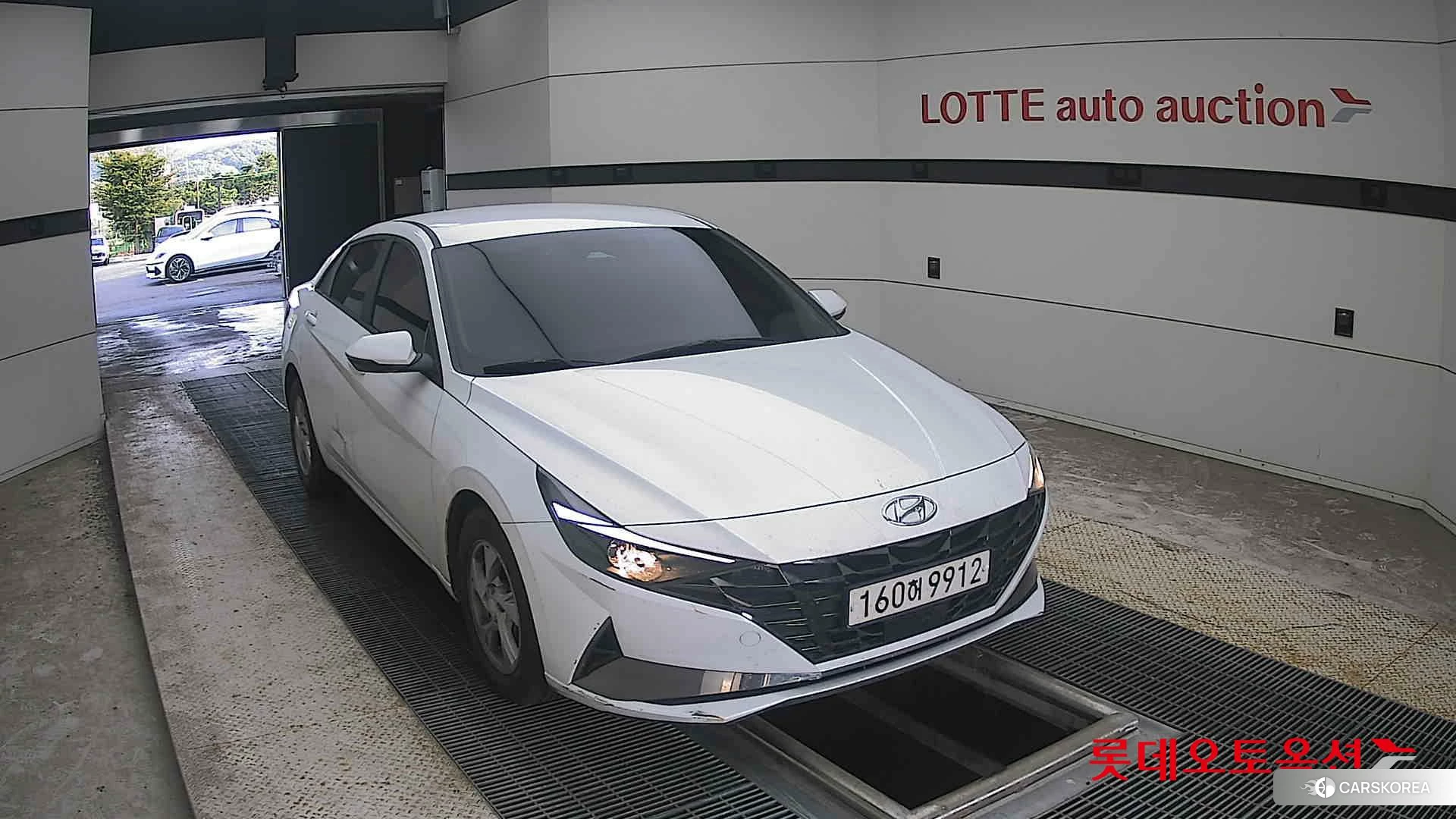 Hyundai Avante 2021 Polar White из Кореи, фото 6