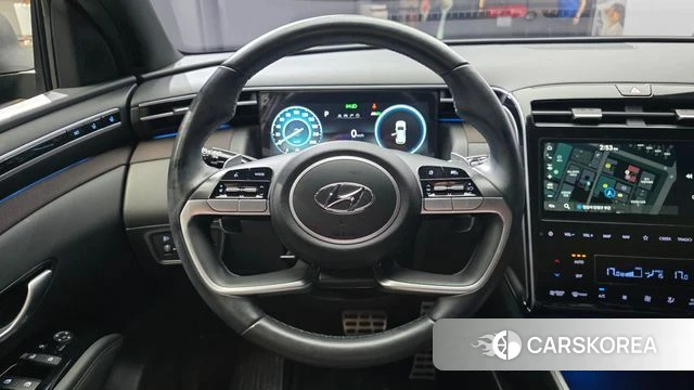 Hyundai Tucson Hybrid (NX4) 2020 Черный из Кореи, фото 6